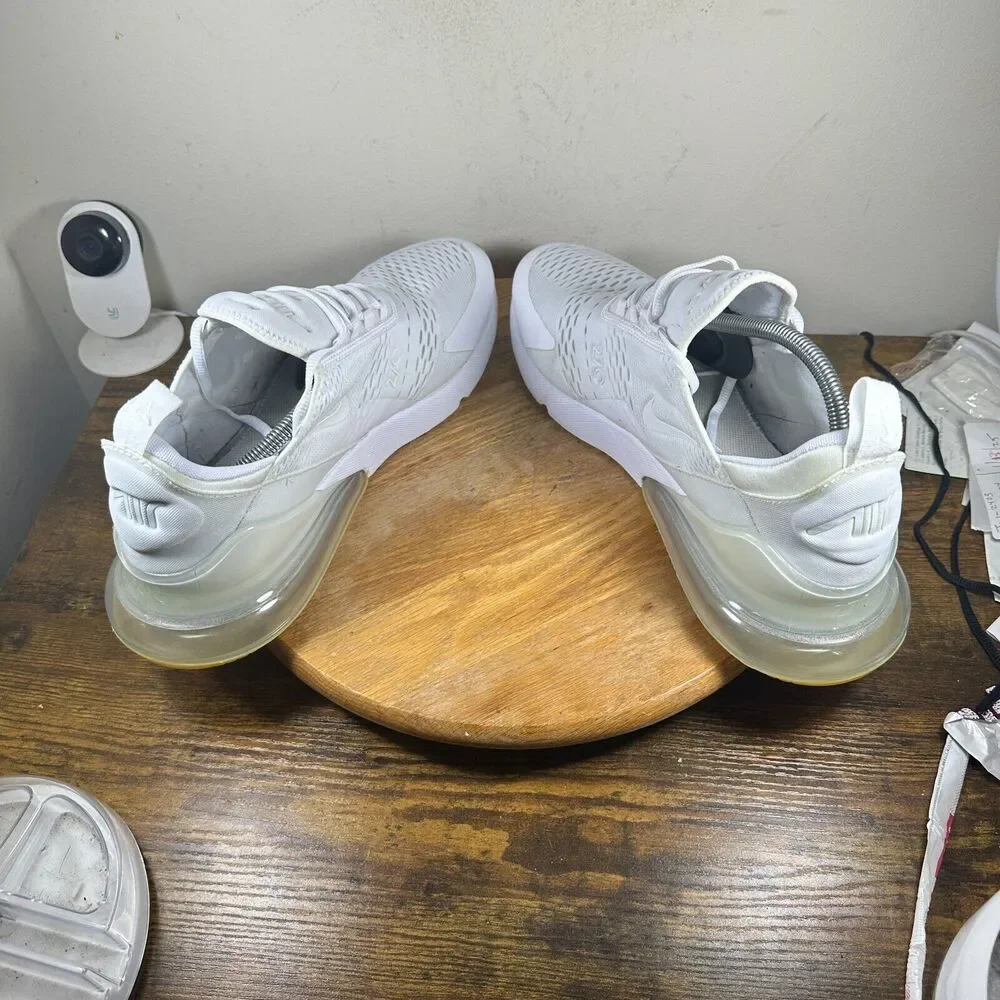 Nike Air Max 270 White Men's Size 14 Gum Light Brown Shoe Sneakers DC1702-100 - Picture 6 of 9